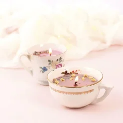 Coffret DIY bougies colorées et fleuries