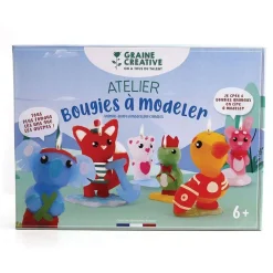 Coffret pour enfants - Bougies à modeler - Animaux