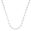 Collier / Chaîne Homme Argent 925 - Maille Grain de Café - 60cm