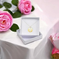 Collier - Médaille Ange Or Jaune - Chaîne Dorée