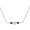 Collier coeur par SC Crystal orné de Cristaux scintillants