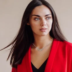 Collier cœur SC Crystal orné de zirconium