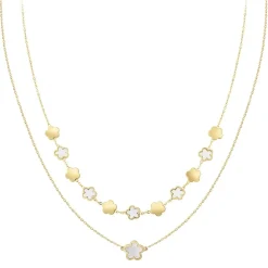 Collier fleurs multi rangs par SC Bohème