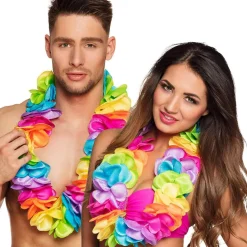 Collier Hawaiien De Luxe XL - Multicolore