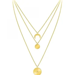 Collier multi-rangs par SC Bohème orné d'un véritable diamant blanc