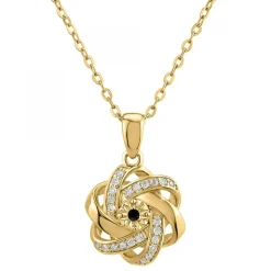 Collier par SC Bohème orné d'un véritable diamant noir