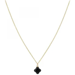 Collier SC Bohème orné d'une obsidienne