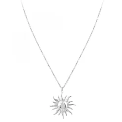 Collier soleil par SC Crystal orné d'un véritable diamant blanc