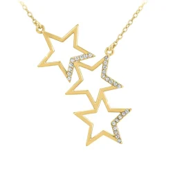Collier étoiles par SC Bohème orné de Zirconium