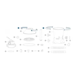 Colliers de serrage pour filtres à sable 3,028 m³/h - Bestway