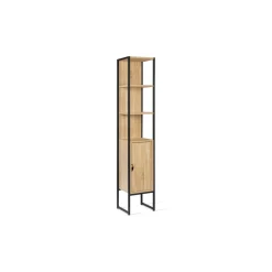 Colonne de salle de bain 1 porte 3 niche H170cm HOUSTON