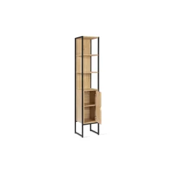 Colonne de salle de bain 1 porte 3 niche H170cm HOUSTON