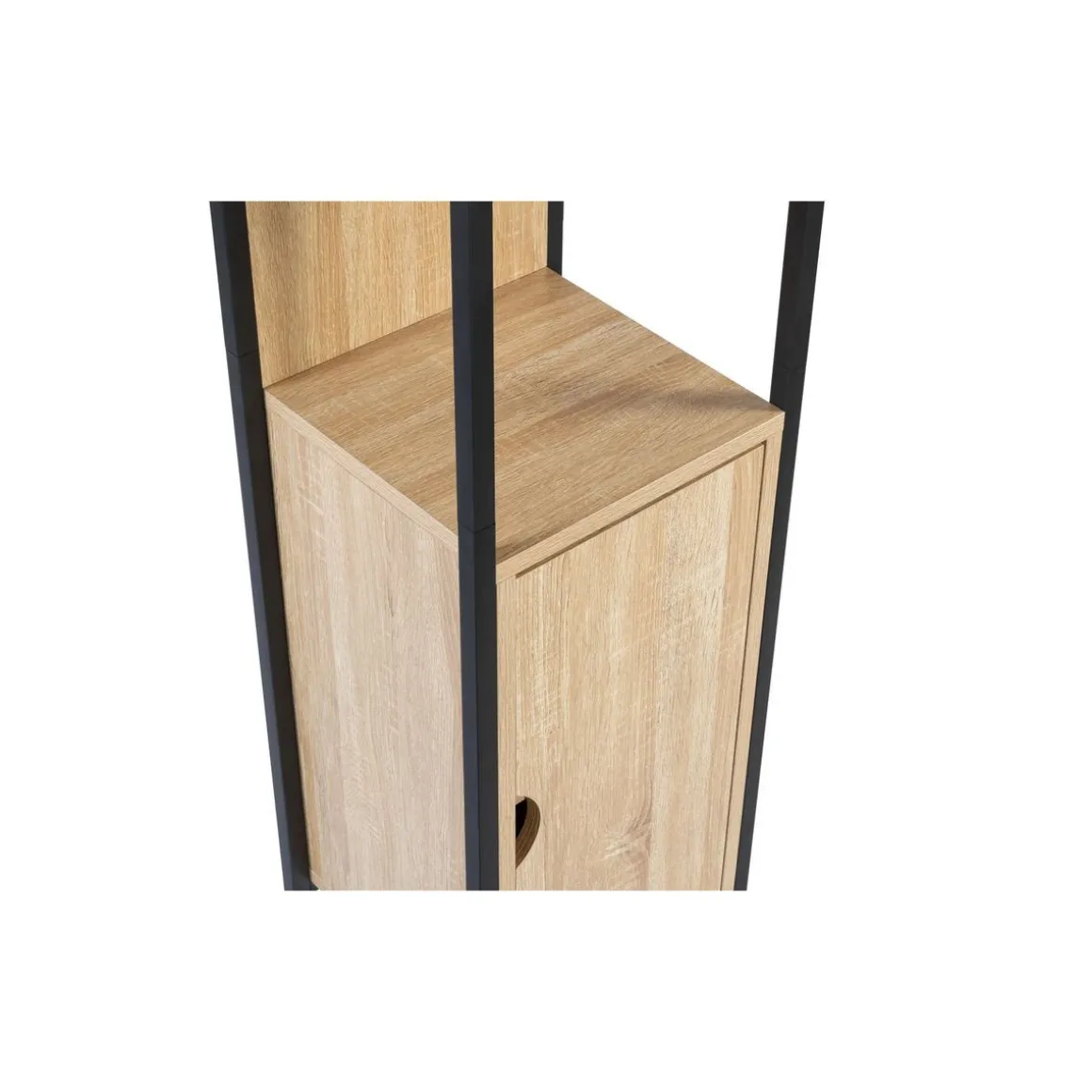 Colonne de salle de bain 1 porte 3 niche H170cm HOUSTON