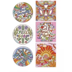 Coloriage Contours et motif pailletes Dreamland