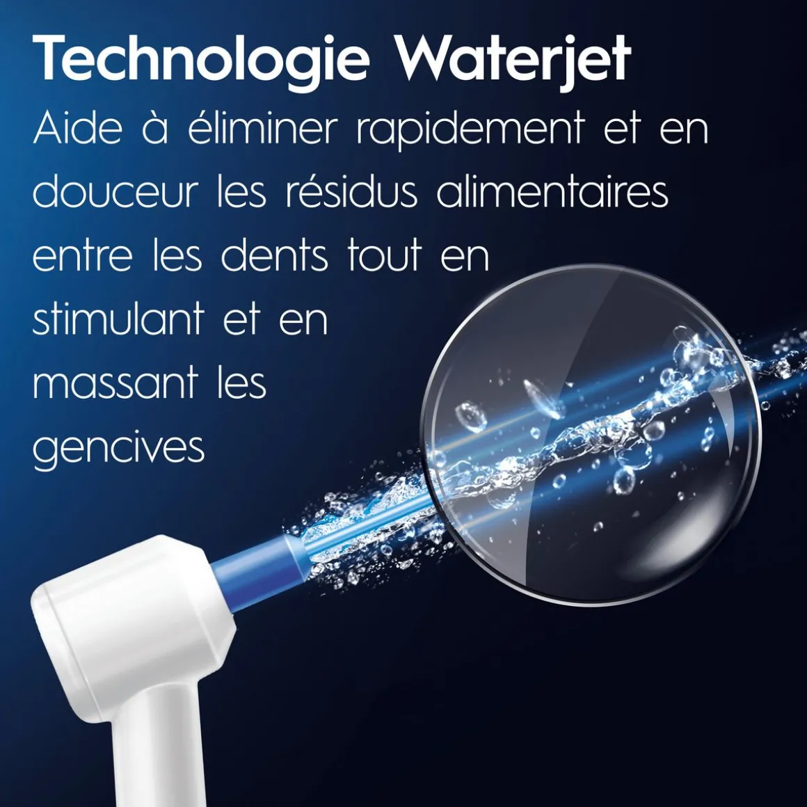 Combiné dentaire Oxyjet + PRO1 - Blanc