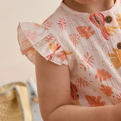 Combinaison bébé en gaze de coton Sumba