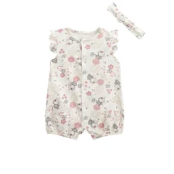 Combishort bébé + bandeau Mya