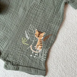 Combishort bébé en gaze de coton Dumbea