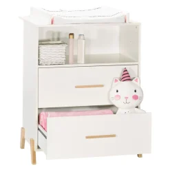 Commode 2 Tiroirs et 1 Niche - JOY NATUREL