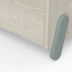 Commode enfant 1 niches 2 tiroirs L73cm NOLAN