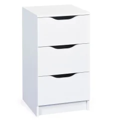 Commode meuble de rangement 3 tiroirs FALONE