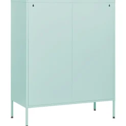 Commode Vert menthe 80x35x101,5 cm Acier