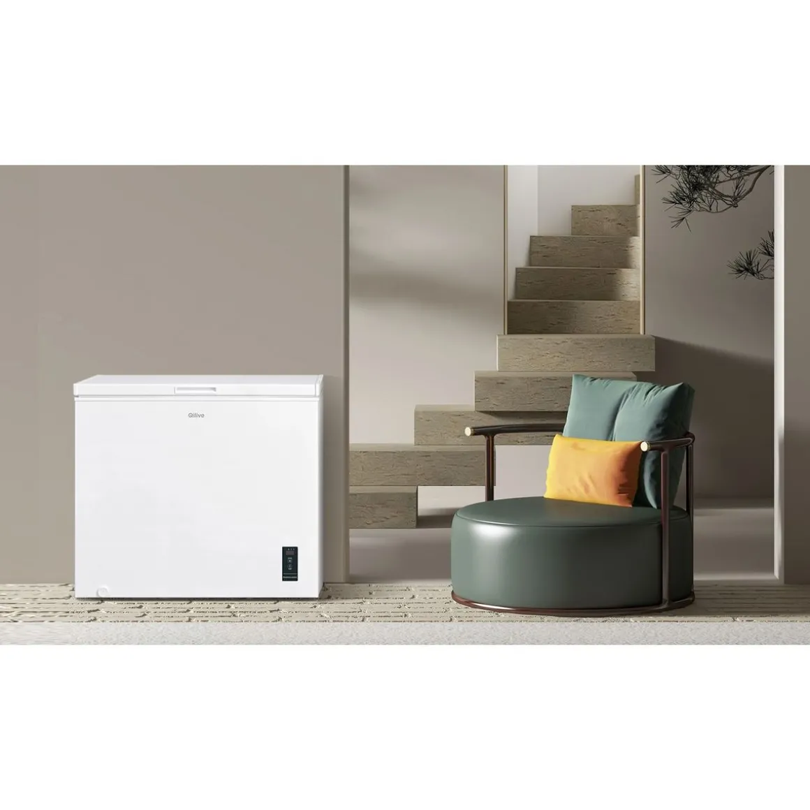 Congélateur coffre Q.6837, 198 L, Froid statique, E