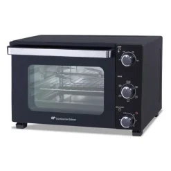 CONTINENTAL EDISON CEMF28B2 - Minifour electrique 28L noir - 1500W - Rotissoire, Convection naturelle