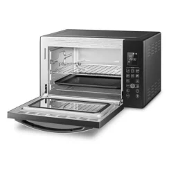 CONTINENTAL EDISON CEMF38DIG - Minifour electrique 38L noir - 1600W - Rotissoire, Convection naturelle