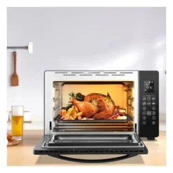 CONTINENTAL EDISON CEMF45DIG - Minifour electrique 45L noir - 2000W - Rotissoire, Convection naturelle