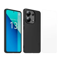 Coque arrière semi-rigide & Protège-écran en verre trempé pour REDMI note 13