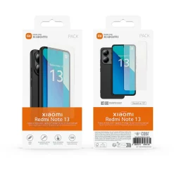 Coque arrière semi-rigide & Protège-écran en verre trempé pour REDMI note 13