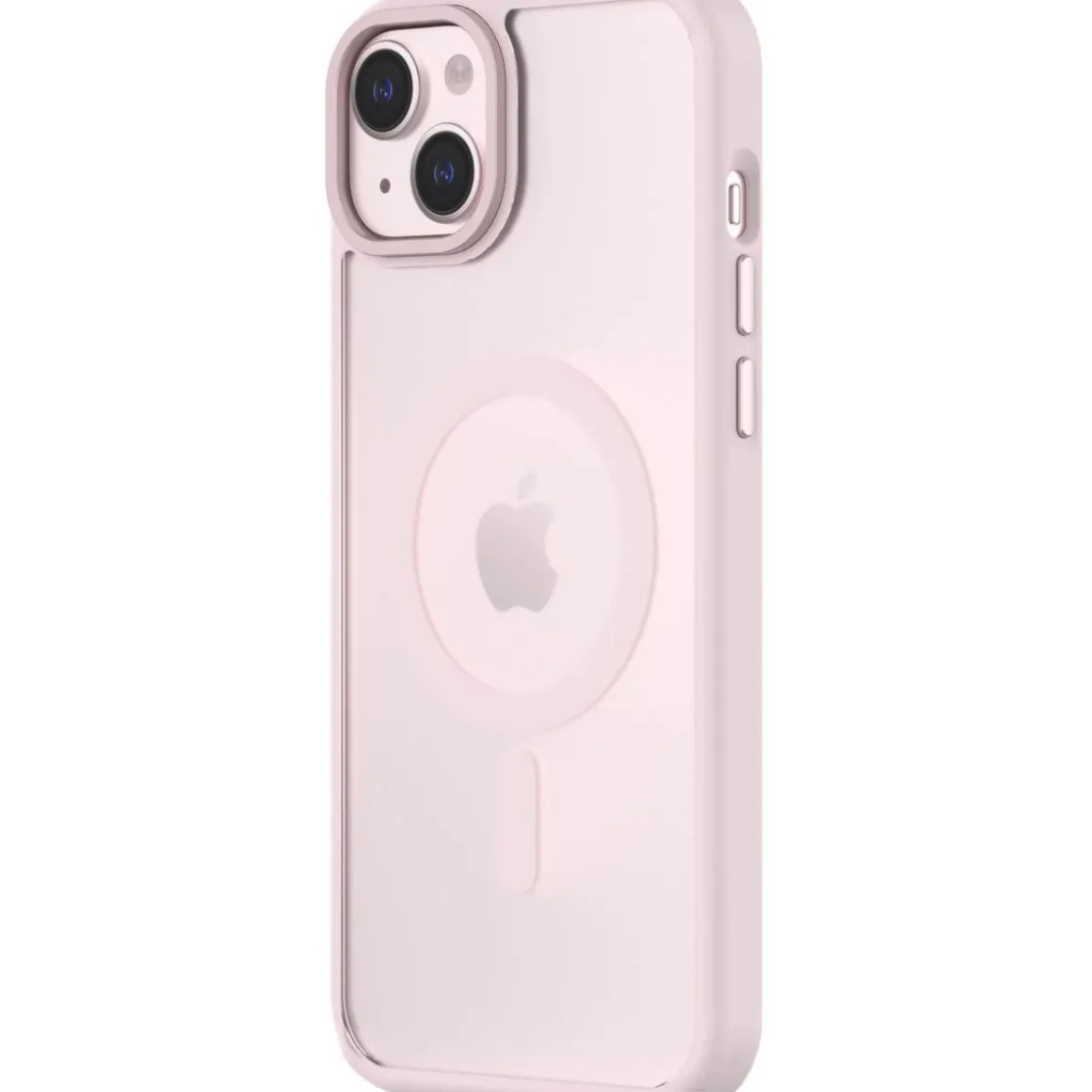 Coque bumper Iphone 15 Plus MagSafe Hybrid SNAP Rose