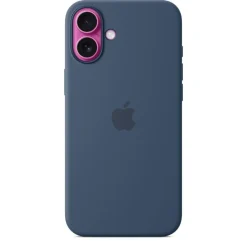 Coque iPhone 16 Plus MagSafe Denim silicone