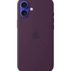 Coque iPhone 16 Plus MagSafe Prune silicone