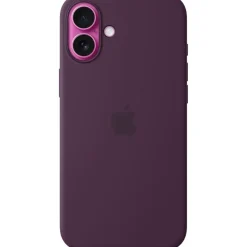 Coque iPhone 16 Plus MagSafe Prune silicone