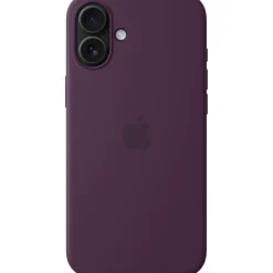 Coque iPhone 16 Plus MagSafe Prune silicone