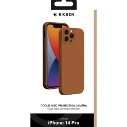 Coque iPhone 14 Pro full protection taupe