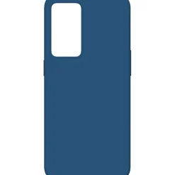 Coque Reno 8 Lite Silicone Bleu