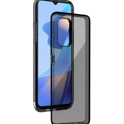 Coque Silisoft pour OPPO Reno 6 - Noir transparente