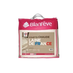 Couette chaude LAINE DE FRANCE 300 g/m²