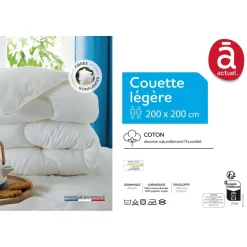 Couette légère en coton 200g/m²
