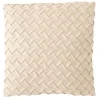 Coussin Déco Tissé 43x43cm Naturel