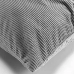 Coussin Déco en Velours Casual 40x40cm Gris