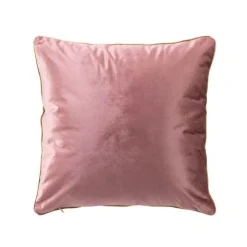 Coussin Déco Velours Noria 45x45cm Bordeaux