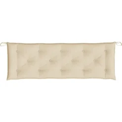 Coussin de banc de jardin beige 150x50x7 cm tissu oxford