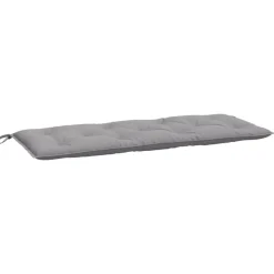 Coussin de banc de jardin gris 120x50x7 cm tissu oxford