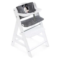 Coussin de chaise haute en bois Highchair Pad Deluxe Mickey Gris