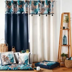 Coussin de Sol Déco Alianor 45x45cm Naturel