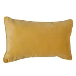 Coussin Déhoussable Lilou 50x30cm Ocre